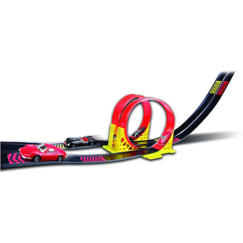 Bburago 1/43 Ferrari Dual Loop with 2 Cars Race and Play