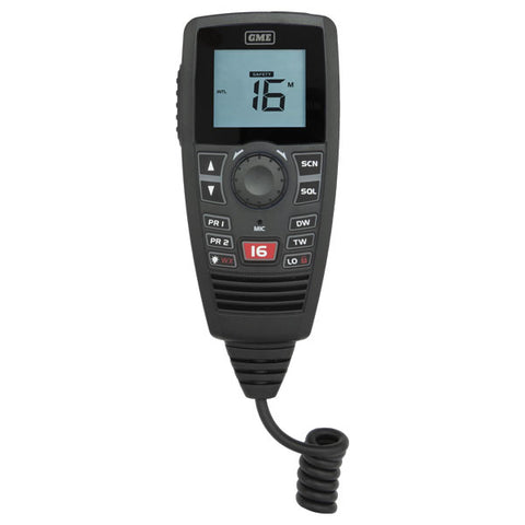 GME MC750B WP LCD Speaker Mic (Black)