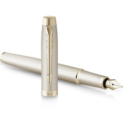 Parker IM Premium Fountain Pen Trim Gift Box Set (Champagne Gold)