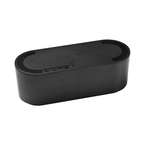 D-Line Cable Tidy Unit Cable Management Box - Small (Black)