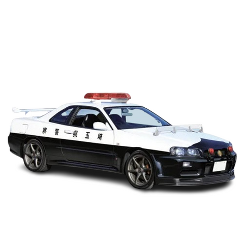 Fujimi 1/24 Nissan Skyline GT-R R34 Police Car (ID-87)