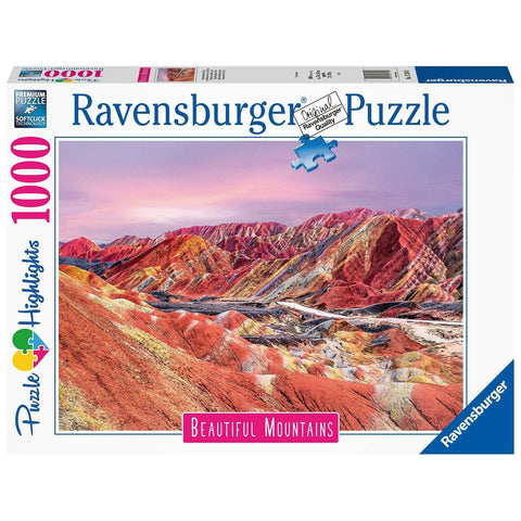 Ravensburger 1000pc Rainbow Mountains China Puzzle
