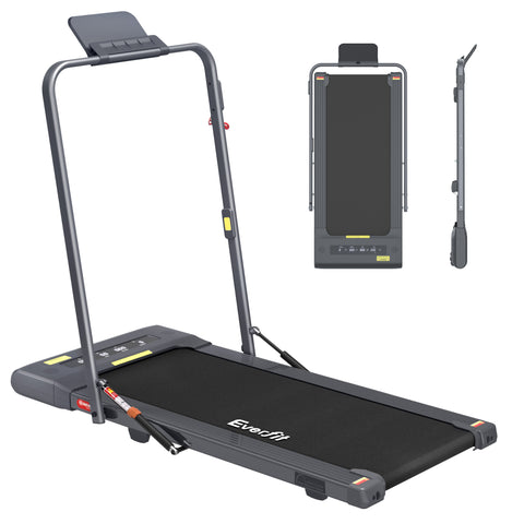 Everfit Treadmill Electric Walking Pad Under Desk Home Gym Fitness 400mm (Grey)