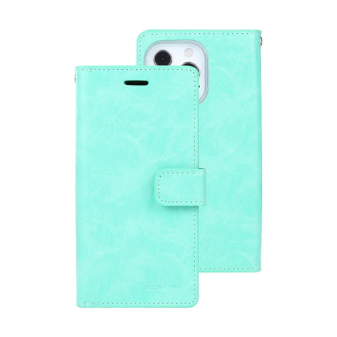 Goospery Mansoor Diary for iPhone 15 Pro Max - Mint