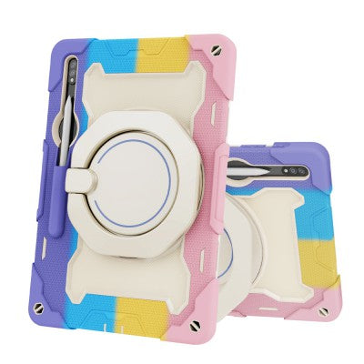 Redefine Armor Shockproof Handle Case for Samsung Galaxy Tab  S9 Plus / S9 FE Plus / S10 Plus - Pink Multi