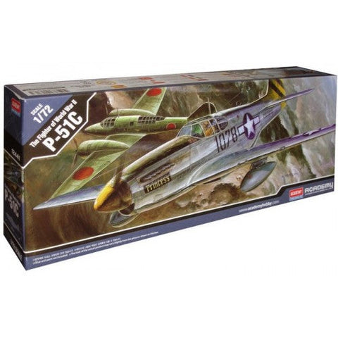 Academy 1/72 P51C Mustang Plastic Model Kit