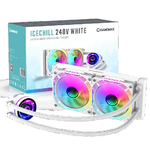 GameMax IceChill 240V Liquid CPU Cooler (White)