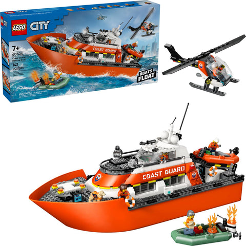 LEGO 60504 Coast Guard Rescue Boat and Helicopter - City