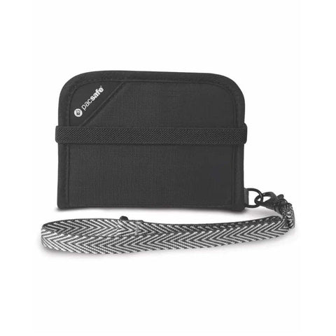 Pacsafe RFIDsafe V50 RFID Blocking Compact Wallet - Black