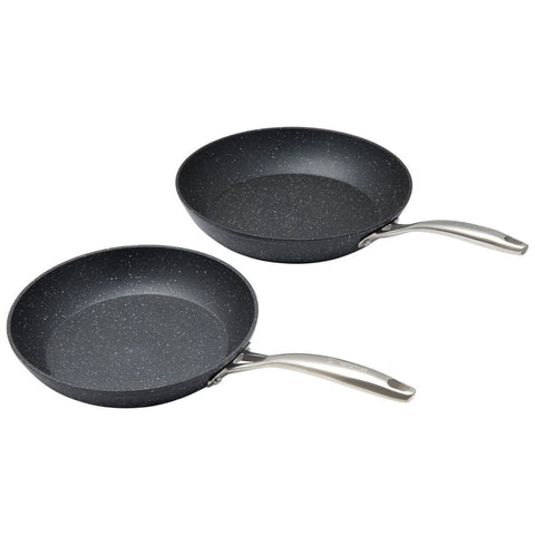 Westinghouse 2pc Frypan Set 24/28cm – Multi-Layer Non-Stick (Black)