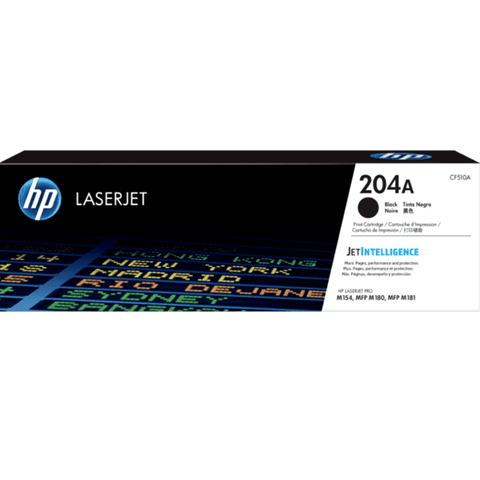 HP 204A Toner Ink Cartridge Black CF510A Genuine