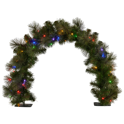 Christabelle LED Christmas Archway Garland Gold 60cm