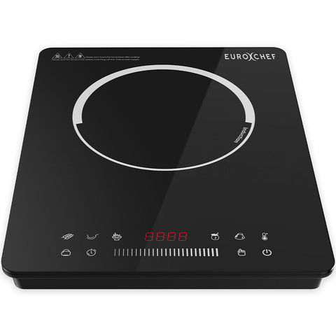 EuroChef EUC-IN25P Induction Benchtop Cooktop, 2000W