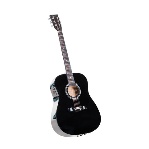 Karrera Electronic Acoustic Guitar 41in  (Black)