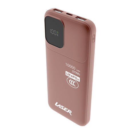 Laser 10000mAh LiFePO4 20W Power Bank (Clay)