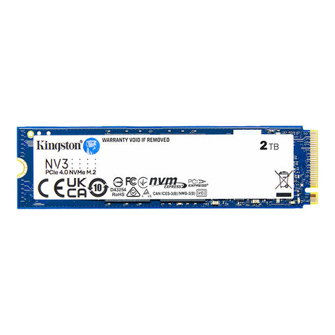 Kingston 2TB SNV3S/2000G NV3 PCIe 4.0 NVMe M.2 2280 SSD