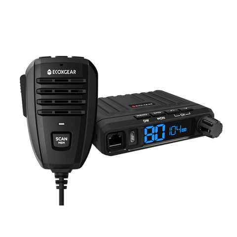 Ecoxgear 5 Watt Super Compact UHF CB Handheld Radio (Value Pack) EXG1000-VPK