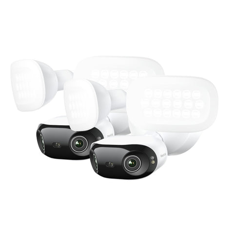 Reolink PoE Security Camera Elite Pro Floodlight PoE 16MP 180° Dual Lens 2 pack