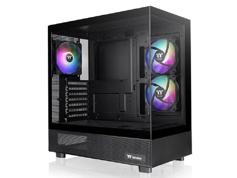 Thermaltake View 270 Plus TG ARGB Mid-Tower Case - Black