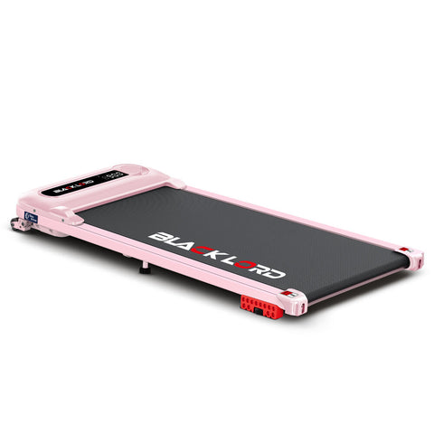 BLACK LORD Treadmill Electric Walking Pad Incline Shock Absorbers Home Gym (Pink)