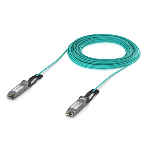 Ubiquiti 100G Long-Range Direct Attach OM3 Fiber Cable - 30m (UACC-AOC-QSFP28-30M)