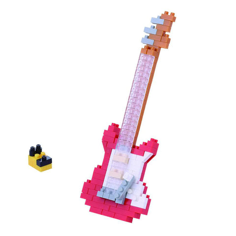 Nanoblock Electric Guitar Red