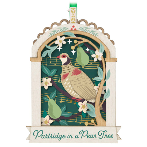 Twelve Days of Christmas Papercraft - Hallmark Keepsake Christmas Ornament