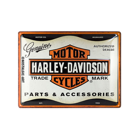 Nostalgic-Art Harley Parts Accessories Metal Decorative Sign Plaque 30x40x0.5cm