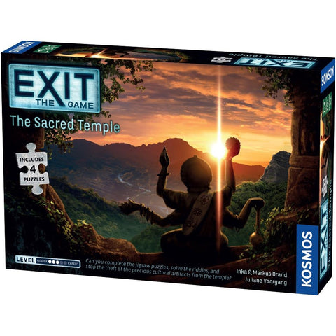 Kosmos Exit the Game The Sacred Temple Jigsaw Puzzle and Game Game