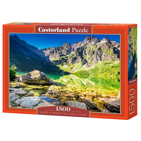 Castorland 1500-Pieces Sunrise At Morskie Oko Tatras Poland Puzzle