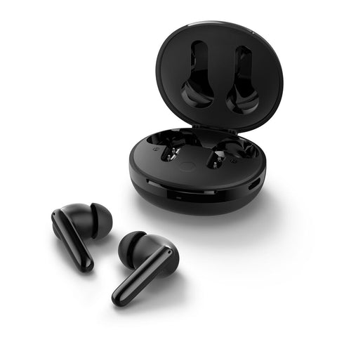Spigen SPIGEN AUDIO Advanced Noise Cancellation in-Ear Earbuds SA-TW S10 Earphone (Black)