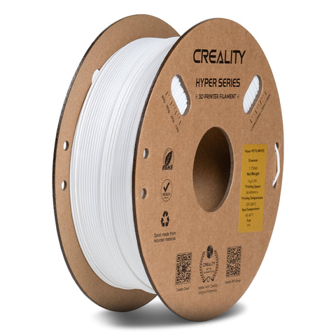 Creality Hyper PETG 3D Printer Filament Waterproof Quick Printing (White)