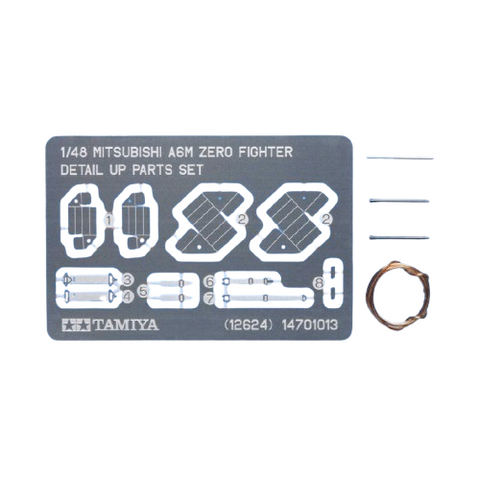 Tamiya 1/48 A6M Zero Detail Up Parts Set