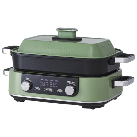 Morphy Richards 3L Non-stick Multifunction Electric Cooker Pan (Green)