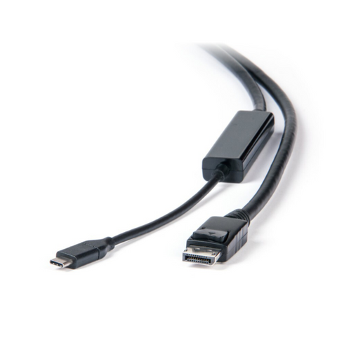 Connect Cable Male USB-C to DisplayPort 4K Cable Connector For TV/Monitor 2m Black