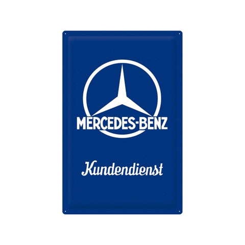Nostalgic-Art Mercedes-Benz Customer Service 40x60cm Metal XL Sign Plaque