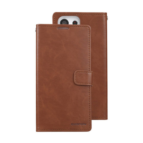 Goospery Bluemoon Diary for Samsung Galaxy S24 Ultra - Brown