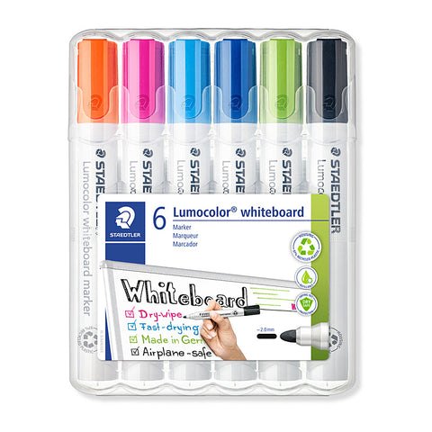 Staedtler Whiteboard Marker 351 Bulletpoint (Assorted) [Case 6]