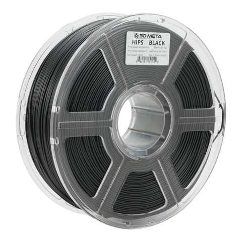 3D META HIPS 3D Printing Filament - Black