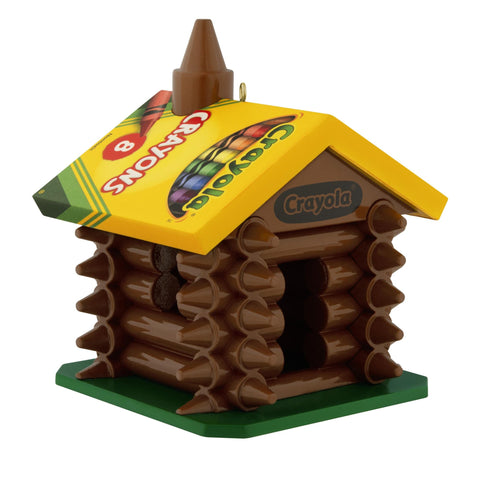 Crayola(R), Colourful Log Cabin - 2025 Hallmark Keepsake Christmas Ornament