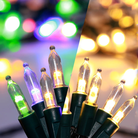 Lexi Lighting 300 Mini Dual Colour LED Connectable Traditional String Lights