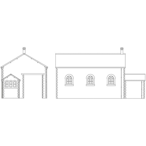 Hornby OO GWR Dunster Goods Shed