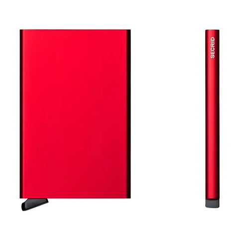 Secrid Cardprotector Compact RFID Aluminium Cards Wallet Red