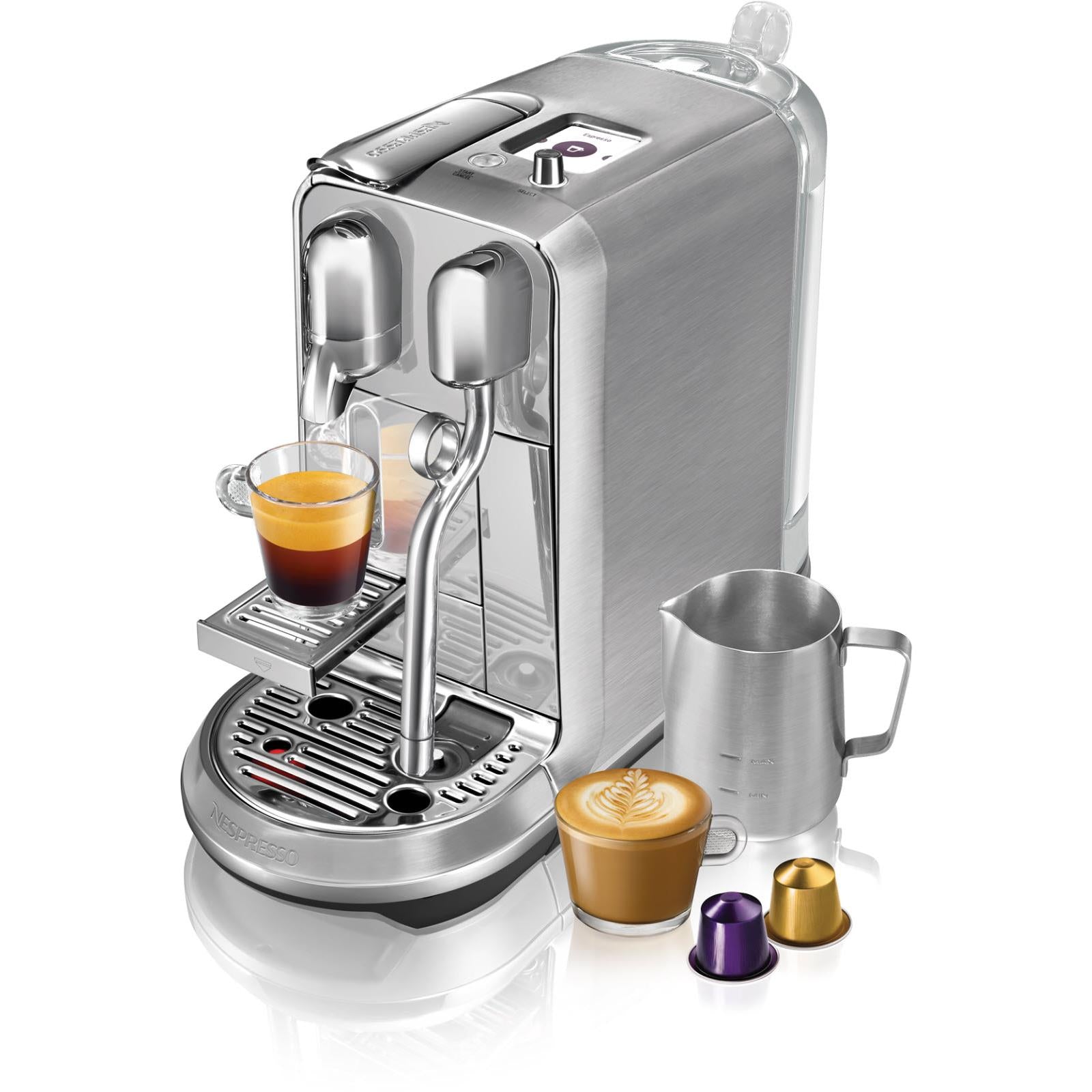 Breville Nespresso Creatista Plus Coffee Machine (Brushed S/Steel