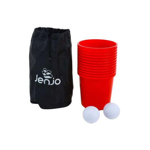 Jenjo Games Giant Beer Pong Outdoor Party Game Set