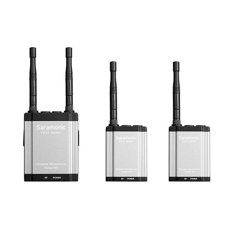 Saramonic 2.4GHz Wireless Microphone/2-Way Communication System Kit [3-Pieces]