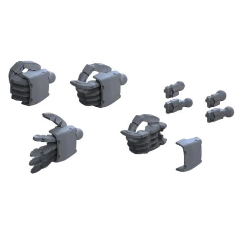 Bandai Builders Parts HD 1/144 MS Hand 02 (Zeon) Dark Gray