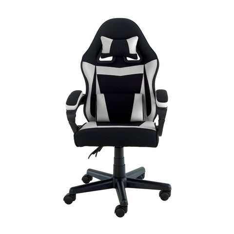 Sarantino Antre Adjustable Height  Gaming Chair  (Black/White)