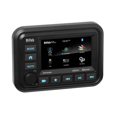 Boss Audio MGV550B Marine IPx6 5" Touch Screen Bluetooth Receiver