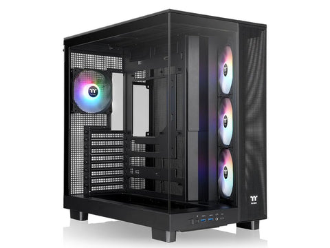 Thermaltake View 380 XL Tempered Glass ARGB Mid-Tower Case - Black Edition